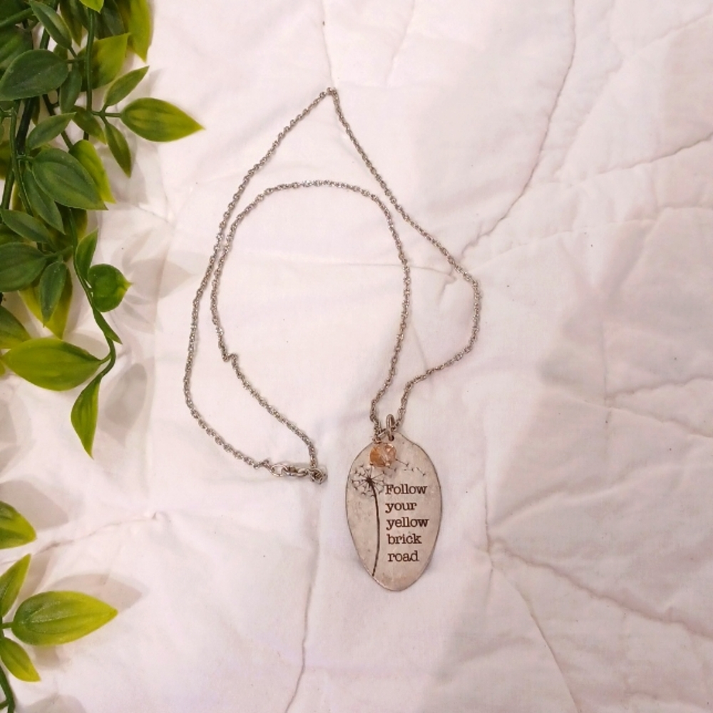 FOLLOW YOUR YELLOW BRICK ROAD NECKLACE